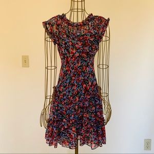 Miss Closet Floral Print Dress